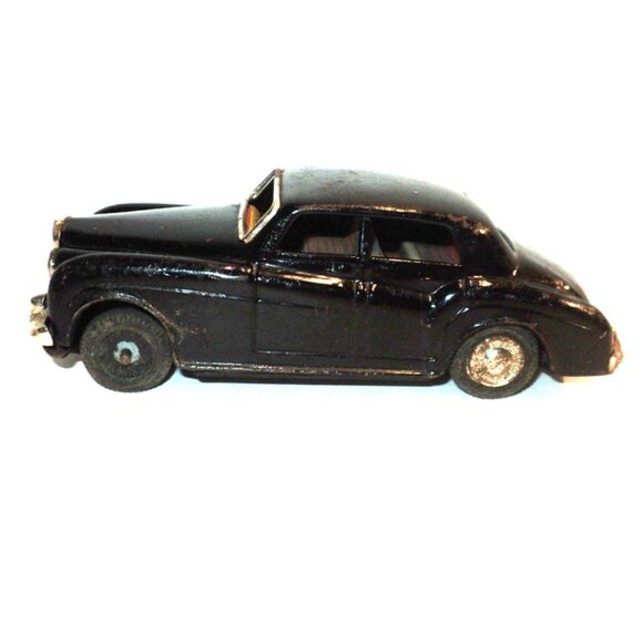 Rolls Royce Tin Friction Car Silver Cloud Made in Japan Black Toy 5.5" L Vintage - Picture 4 of 7